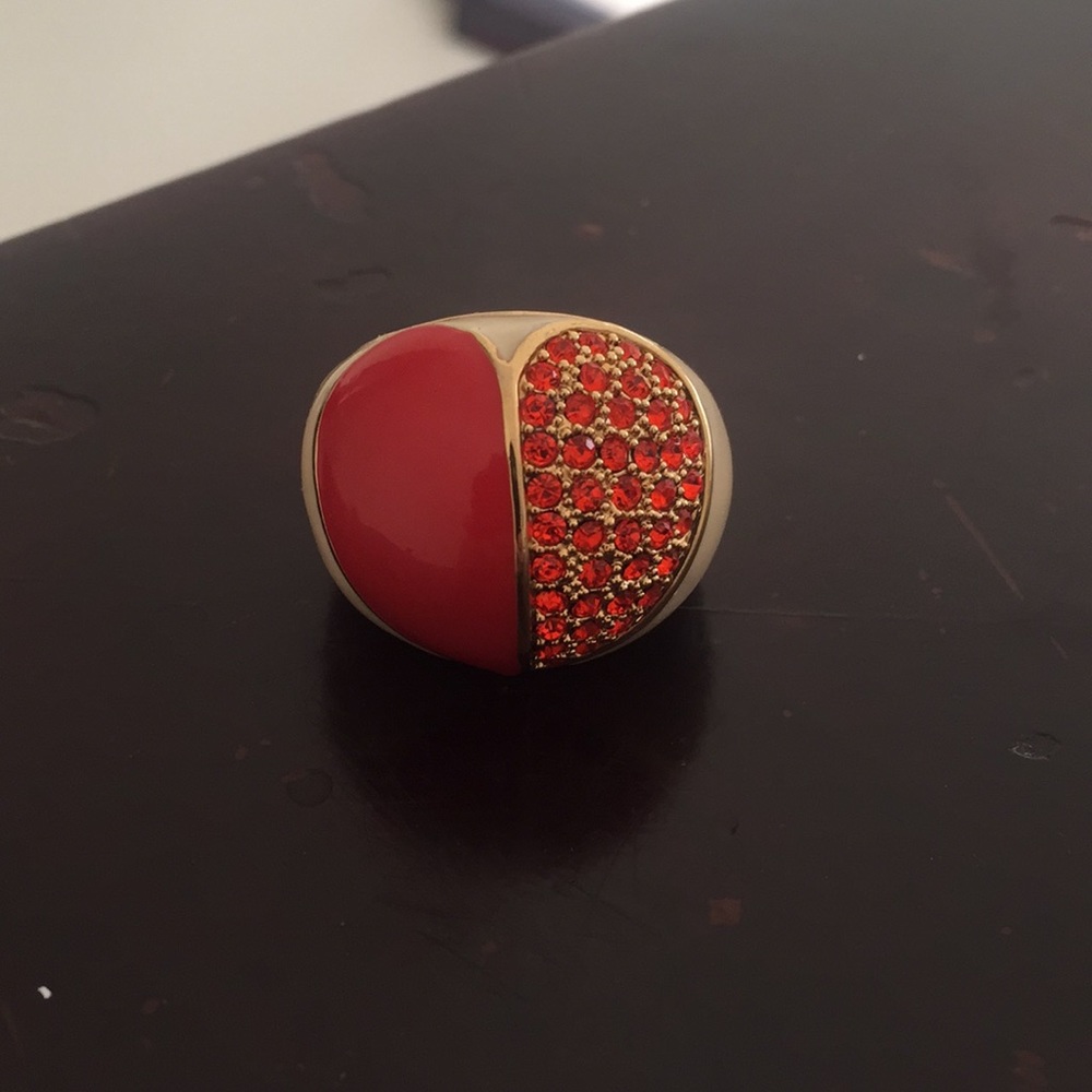 Marc Jacobs Heart statement ring.